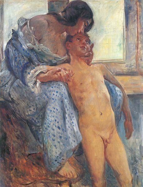 Lovis Corinth Mutterliebe oil painting image